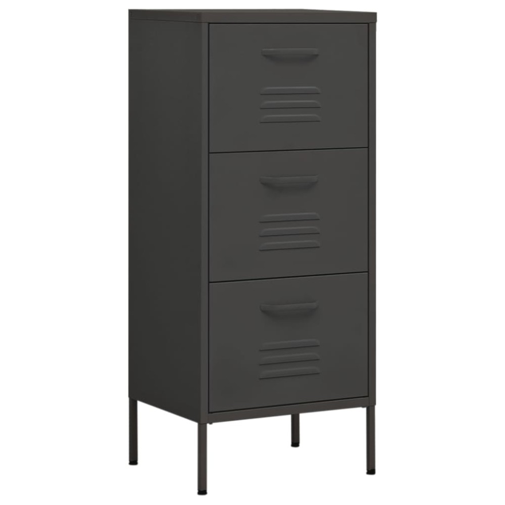 vidaXL Dulap de depozitare, antracit, 42,5x35x101,5 cm, oțel