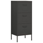 vidaXL Dulap de depozitare, antracit, 42,5x35x101,5 cm, oțel vidaXL Dulap de depozitare, antracit, 42,5x35x101,5 cm, oțel
