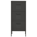 vidaXL Dulap de depozitare, antracit, 42,5x35x101,5 cm, oțel vidaXL Dulap de depozitare, antracit, 42,5x35x101,5 cm, oțel