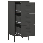 vidaXL Dulap de depozitare, antracit, 42,5x35x101,5 cm, oțel vidaXL Dulap de depozitare, antracit, 42,5x35x101,5 cm, oțel