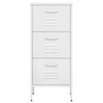 vidaXL Dulap de depozitare, alb, 42,5x35x101,5 cm, oțel vidaXL Dulap de depozitare, alb, 42,5x35x101,5 cm, oțel