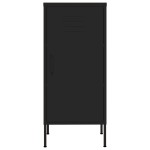 vidaXL Dulap de depozitare, negru, 42,5x35x101,5 cm, oțel