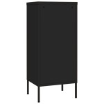 vidaXL Dulap de depozitare, negru, 42,5x35x101,5 cm, oțel