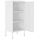 vidaXL Dulap de depozitare, alb, 42,5x35x101,5 cm, oțel