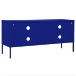 vidaXL Comodă TV, bleumarin, 105x35x50 cm, oțel vidaXL Comodă TV, bleumarin, 105x35x50 cm, oțel