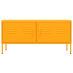 vidaXL Dulap TV, galben muștar, 105x35x50 cm, oțel