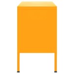 vidaXL Dulap TV, galben muștar, 105x35x50 cm, oțel