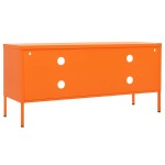 vidaXL Comodă TV, portocaliu, 105x35x50 cm, oțel vidaXL Comodă TV, portocaliu, 105x35x50 cm, oțel