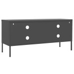 vidaXL Comodă TV, antracit, 105x35x50 cm, oțel
