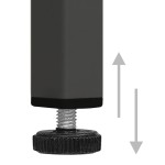 vidaXL Comodă TV, antracit, 105x35x50 cm, oțel vidaXL Comodă TV, antracit, 105x35x50 cm, oțel