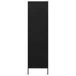 vidaXL Șifonier, negru, 90x50x180 cm oțel vidaXL Șifonier, negru, 90x50x180 cm oțel