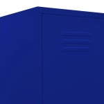 vidaXL Dulap de vestiar, bleumarin, 35x46x180 cm, oțel