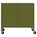 vidaXL Dulap de depozitare, verde măsliniu, 60x35x56 cm, oțel vidaXL Dulap de depozitare, verde măsliniu, 60x35x56 cm, oțel