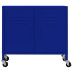 vidaXL Dulap de depozitare, bleumarin, 60x35x56 cm, oțel vidaXL Dulap de depozitare, bleumarin, 60x35x56 cm, oțel