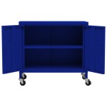 vidaXL Dulap de depozitare, bleumarin, 60x35x56 cm, oțel vidaXL Dulap de depozitare, bleumarin, 60x35x56 cm, oțel