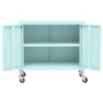 vidaXL Dulap de depozitare, verde mentă, 60x35x56 cm, oțel vidaXL Dulap de depozitare, verde mentă, 60x35x56 cm, oțel