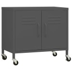 vidaXL Dulap de depozitare, antracit, 60x35x56 cm, oțel vidaXL Dulap de depozitare, antracit, 60x35x56 cm, oțel