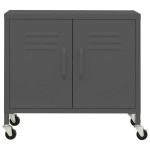 vidaXL Dulap de depozitare, antracit, 60x35x56 cm, oțel vidaXL Dulap de depozitare, antracit, 60x35x56 cm, oțel