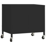 vidaXL Dulap de depozitare, negru, 60x35x56 cm, oțel