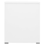 vidaXL Fișet, alb, 46 x 62 x 72,5 cm, oțel vidaXL Fișet, alb, 46 x 62 x 72,5 cm, oțel