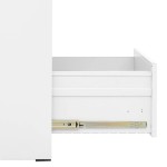 vidaXL Fișet, alb, 46 x 62 x 72,5 cm, oțel vidaXL Fișet, alb, 46 x 62 x 72,5 cm, oțel