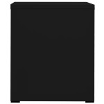 vidaXL Fișet, negru, 46x62x72,5 cm, oțel vidaXL Fișet, negru, 46x62x72,5 cm, oțel