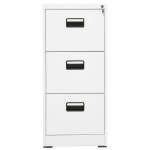vidaXL Fișet, alb, 46x62x102,5 cm, oțel vidaXL Fișet, alb, 46x62x102,5 cm, oțel