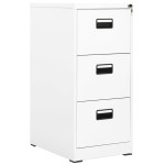 vidaXL Fișet, alb, 46x62x102,5 cm, oțel vidaXL Fișet, alb, 46x62x102,5 cm, oțel