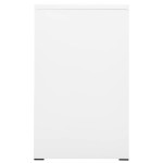 vidaXL Fișet, alb, 46x62x102,5 cm, oțel vidaXL Fișet, alb, 46x62x102,5 cm, oțel