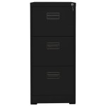 vidaXL Fișet, negru, 46x62x102,5 cm, oțel vidaXL Fișet, negru, 46x62x102,5 cm, oțel