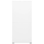 vidaXL Fișet, alb, 46 x 62 x 133 cm, oțel vidaXL Fișet, alb, 46 x 62 x 133 cm, oțel