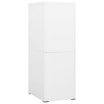 vidaXL Fișet, alb, 46 x 62 x 133 cm, oțel vidaXL Fișet, alb, 46 x 62 x 133 cm, oțel