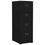 vidaXL Fișet, negru, 46x62x133 cm, oțel vidaXL Fișet, negru, 46x62x133 cm, oțel