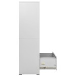 vidaXL Fișet, gri deschis, 90x46x164 cm, oțel vidaXL Fișet, gri deschis, 90x46x164 cm, oțel