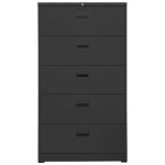 vidaXL Fișet, antracit, 90x46x164 cm, oțel vidaXL Fișet, antracit, 90x46x164 cm, oțel