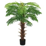 vidaXL Palmier cycas artificial cu ghiveci, verde, 140 cm vidaXL Palmier cycas artificial cu ghiveci, verde, 140 cm