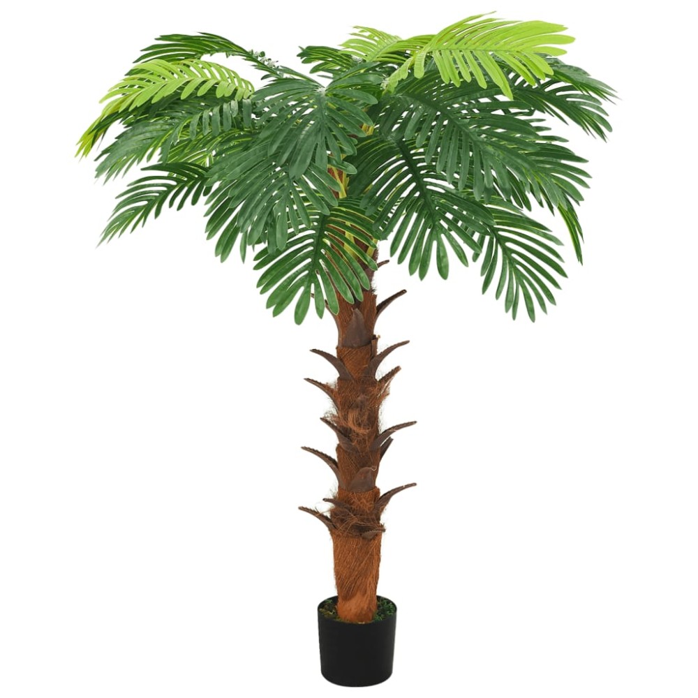 vidaXL Palmier cycas artificial cu ghiveci, verde, 160 cm