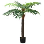 vidaXL Plantă artificială palmier phoenix cu ghiveci, verde, 190 cm vidaXL Plantă artificială palmier phoenix cu ghiveci, verde, 190 cm