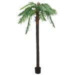 vidaXL Plantă artificială palmier phoenix cu ghiveci, verde, 305 cm vidaXL Plantă artificială palmier phoenix cu ghiveci, verde, 305 cm