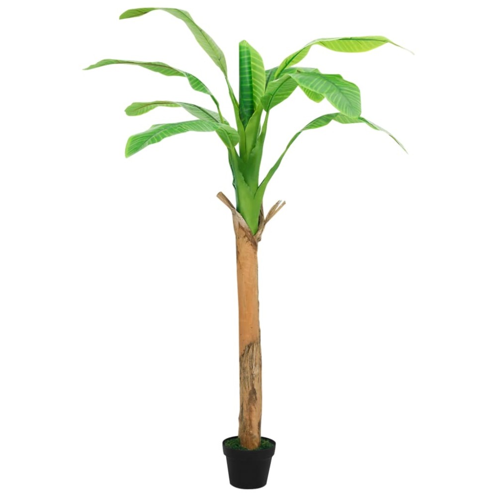 vidaXL Bananier artificial cu ghiveci, verde, 180 cm