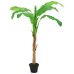 vidaXL Bananier artificial cu ghiveci, verde, 180 cm vidaXL Bananier artificial cu ghiveci, verde, 180 cm