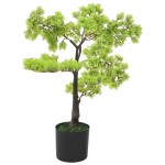 vidaXL Bonsai chiparos artificial cu ghiveci, verde, 60 cm vidaXL Bonsai chiparos artificial cu ghiveci, verde, 60 cm