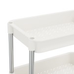 vidaXL Cărucior de bucătărie 5 niveluri alb 42x29x128 cm fier și ABS vidaXL Cărucior de bucătărie 5 niveluri alb 42x29x128 cm fier și ABS