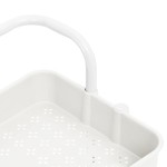 vidaXL Cărucior de bucătărie 3 niveluri alb 42x35x85 cm fier și ABS vidaXL Cărucior de bucătărie 3 niveluri alb 42x35x85 cm fier și ABS