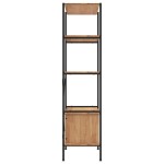 vidaXL Unitate rafturi cu 5 niveluri și dulap, 80x40x163 cm oțel&lemn vidaXL Unitate rafturi cu 5 niveluri și dulap, 80x40x163 cm oțel&lemn