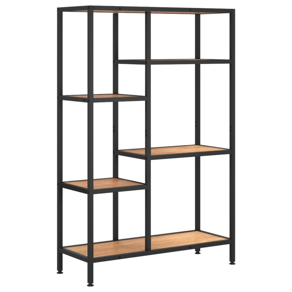 vidaXL Bibliotecă, 80x30x120 cm, oțel și lemn prelucrat