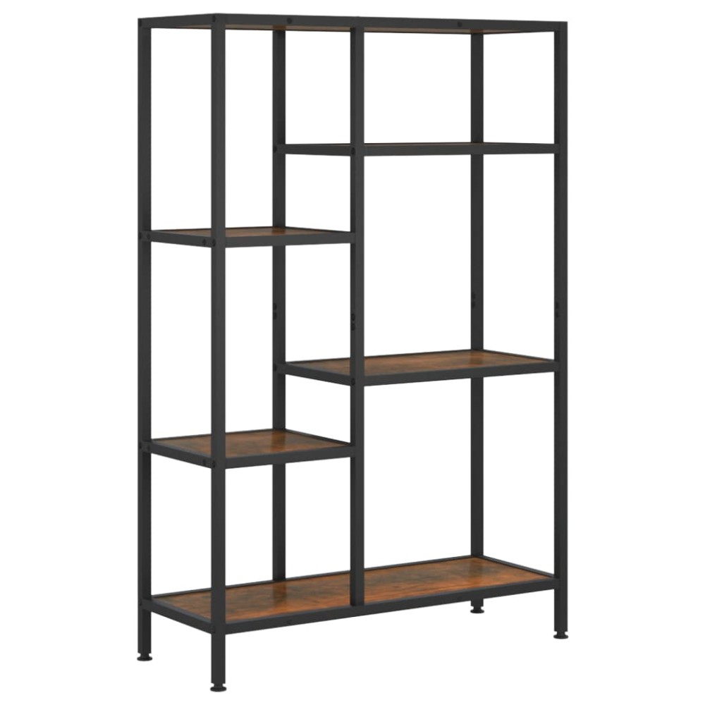 vidaXL Bibliotecă, 80x30x120 cm, oțel și lemn prelucrat