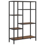 vidaXL Bibliotecă, 80x30x120 cm, oțel și lemn prelucrat vidaXL Bibliotecă, 80x30x120 cm, oțel și lemn prelucrat