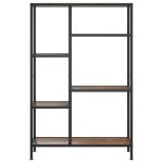 vidaXL Bibliotecă, 80x30x120 cm, oțel și lemn prelucrat vidaXL Bibliotecă, 80x30x120 cm, oțel și lemn prelucrat