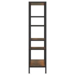 vidaXL Bibliotecă, 80x30x120 cm, oțel și lemn prelucrat vidaXL Bibliotecă, 80x30x120 cm, oțel și lemn prelucrat